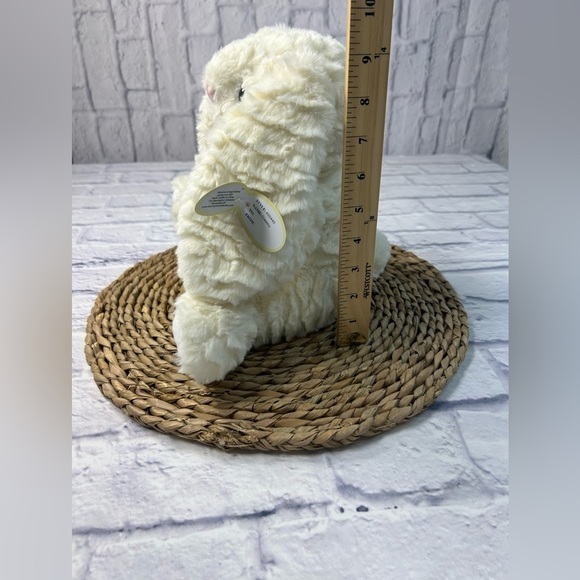 NWT Bearington Collection Cream Plush Bunny named “Creamy” - Picture 8 of 11